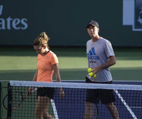 Halep, pregătită de un antrenor și jumătate