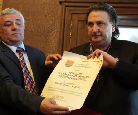 Popa’s, cetățean de onoare al județului, cadou de 60 de ani