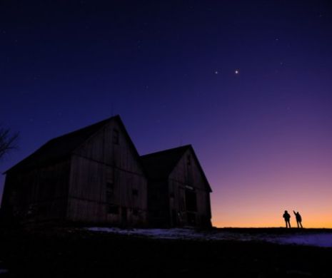 Venus și Jupiter își dau întâlnire pe cer