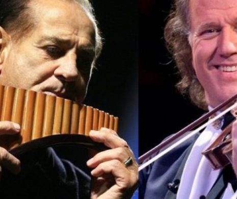Andre Rieu nu-l mai scapă din mână pe Zamfir. Zeci de mii de euro ca să cânte alături de celebrul naist