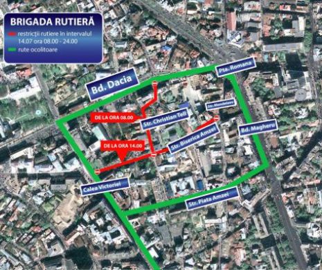 Anunţ pentru şoferii din Bucureşti. Află ce a anunţat Poliţia Rutieră