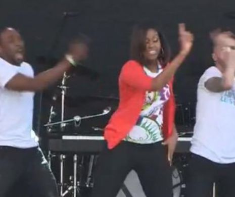 Ce ar spune românii să o vadă pe Carmen Iohannis dansând aşa? Michelle Obama, show la Casa Albă