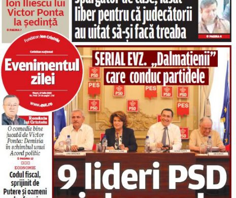 Ce puteţi citi în Evenimentul zilei de vineri, 17 iulie