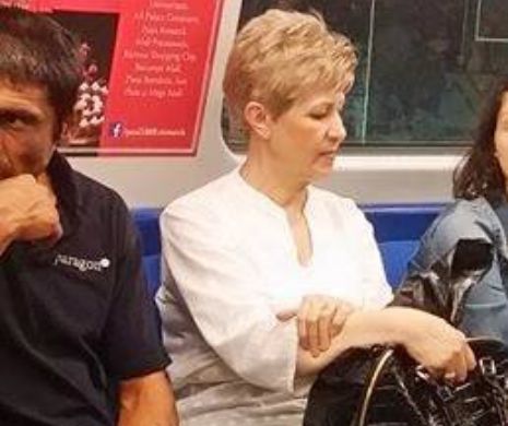 Cum a apărut în presă fotografia cu Livia Stanciu circulând cu metroul