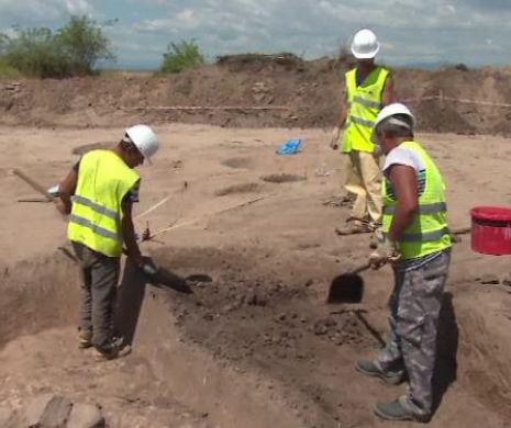 Descoperire uluitoare în timpul lucrărilor la la şoseaua de centură a oraşului Târgu Jiu