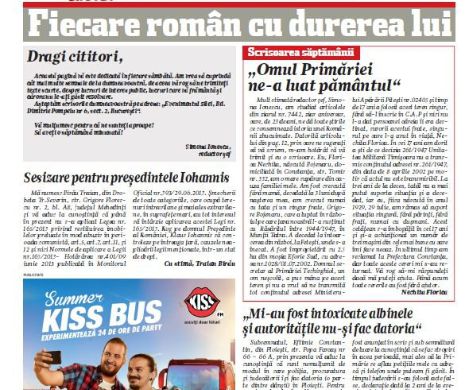 Fiecare român cu durerea lui. Scrisoarea săptămânii. „Omul Primăriei ne-a luat pământul”
