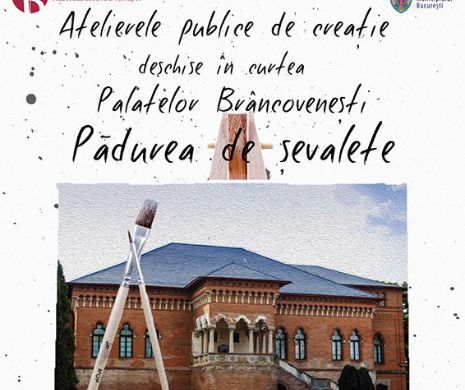Pădurea de şevalete, o  invitaţie la pictură de vacanţă