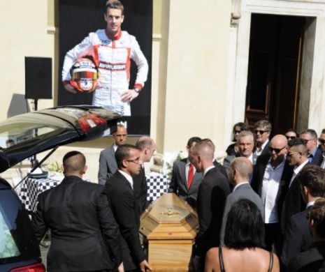 TRAGEDIE. Jules Bianchi a fost înmormântat, astăzi, la Nisa