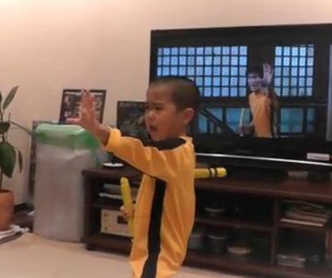 Brucee Lee s-a reîncarnat. Un filmuleţ care dovedeşte asta a devenit viral VIDEO