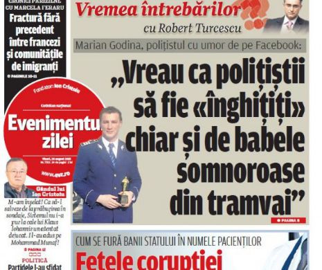 Ce puteţi citi în Evenimentul zilei de vineri, 28 august
