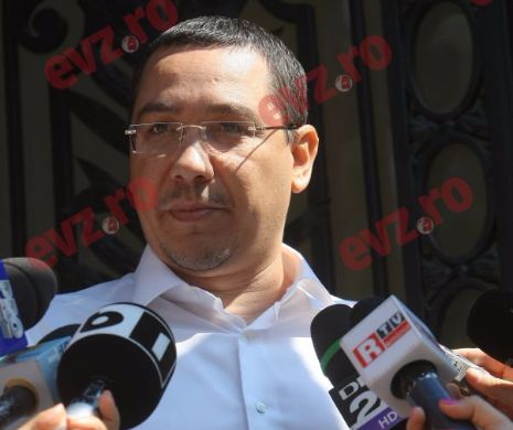 Premierul Ponta este aşteptat azi la Palatul Victoria