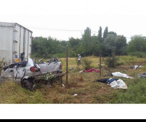 TRAGEDIE. O familie întreagă a murit în urma coliziunii dintre un Matiz şi un TIR