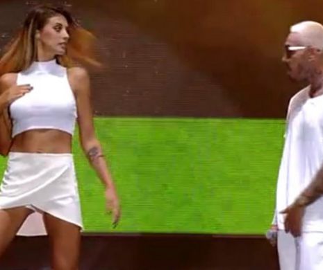 Alex Velea i-a dat jos rochiţa Antoniei pe scenă! Ce au văzut spectatorii din primele rânduri