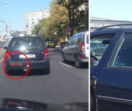 Ce mesaj si-a scris un bucureştean pe maşină. Colegii de trafic râd în hohote