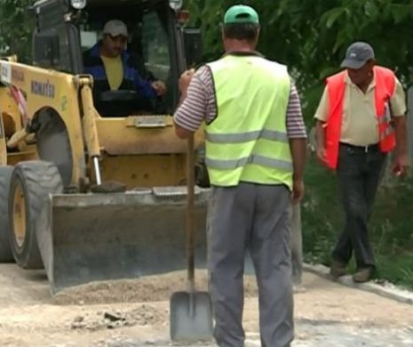 "DOREL" loveşte din nou. Muncitorii care au asfaltat o stradă i-au blocat accesul unei femei pe proprietatea sa