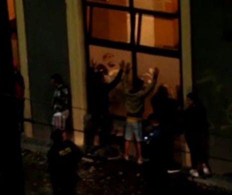 O bătaie între mai mulți țigani din Cluj i-au determinat pe polițiști să acționeze ca în filmele americane