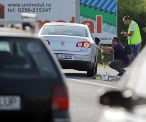 Polițist accidentat în timpul misiunii I GALERIE FOTO