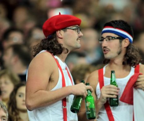 Rugby. Suporterii români și cei francezi au făcut sprectacol în tribune. GALERIE FOTO