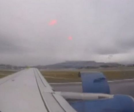 A vrut sa filmeze decolarea, insa a trait socul vietii. Ce a surprins pe camera pasagerul unui avion. VIDEO