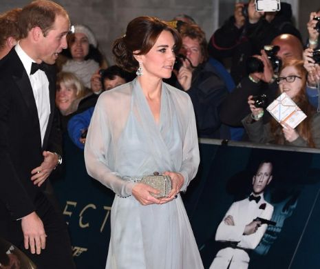 Ducesa Kate de Cambridge, FĂRĂ SUTIEN, la fabuloasa premieră a peliculei “Spectre”