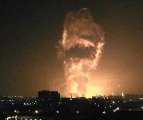 EXPLOZIE în China. Deflagraţia la un depozit cu alcoolice este a treia în Tianjin, în ultimele două luni