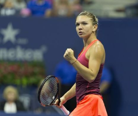 Halep o privește de sus pe Șarapova