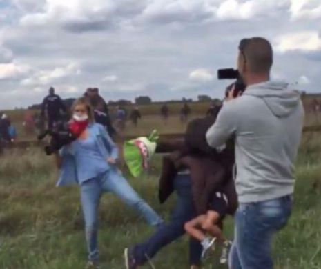 Jurnalista ungară care a pus piedică unui refugiat sirian vrea să dea în judecată Facebook şi să emigreze în Rusia
