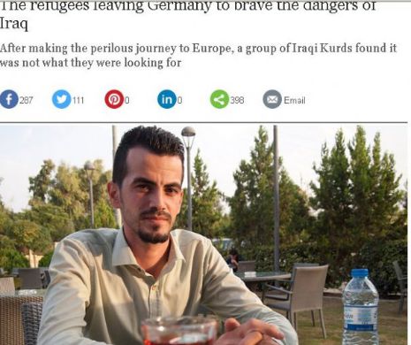Povestea REFUGIATULUI irakian care a părăsit dezamăgit GERMANIA, pentru a se întoarce acasă