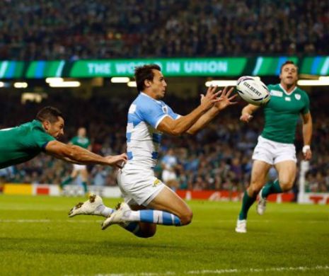 RUGBY. Argentina - Irlanda, 43-20. „Pumele” au făcut saltul în semifinale