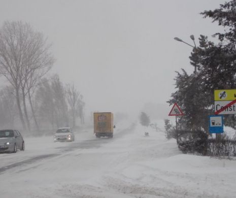 Dezăpezirea drumurilor judeţene, imposibilă, la Constanţa. Regia de Drumuri are conturile blocate