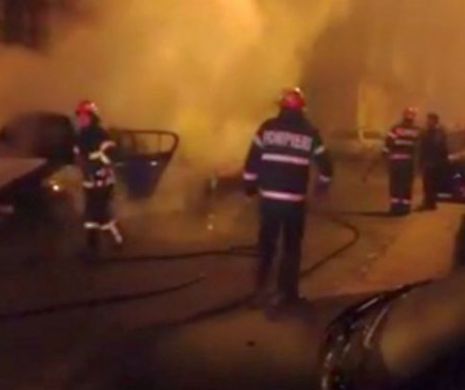 INCIDENT pe Splaiul Independenţei. Portbagajul unui BMW a luat FOC în MERS