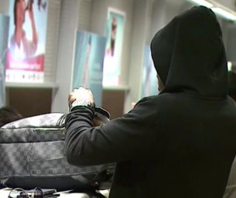 Aparitie senzationala azi, pe Aeroportul Otopeni, la -14 grade in Bucuresti! Iti dai seama cie vedeta din Romania e in imagini?