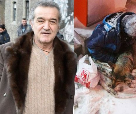 Gestul urias facut de Becali pentru baiatul care cersea in ger. I-a pus o singura conditie
