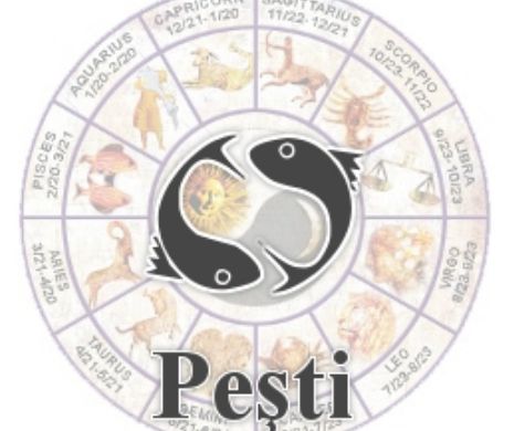 HOROSCOP 2016. PEŞTI