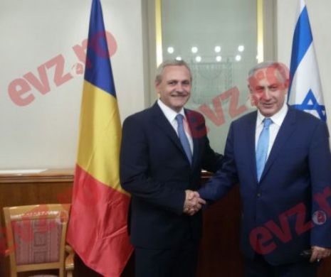 Întâlnire Liiviu Dragnea cu premierul israelian Benjamin Netanyahu.