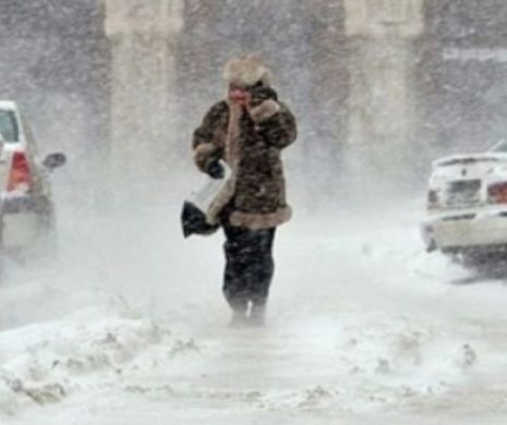 NINSORI abundente în weekend. Cod PORTOCALIU de viscol în Capitală şi 11 judeţe
