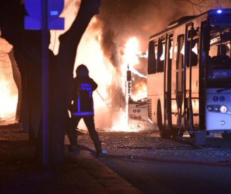 EXPLOZIE la ANKARA: 5 MORŢI şi cel puţin 10 răniţi