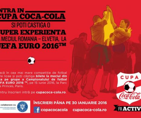 S-a dat startul la înscrieri pentru o nouă ediție a Cupei Coca-Cola