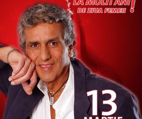 Cadou de Ziua Femeii: autograful lui Toto Cutugno, la fiecare două bilete cumpărate