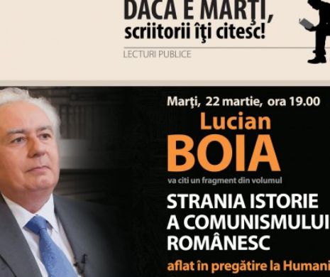 Lucian Boia citește, în premieră, din noua sa carte