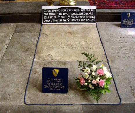 Mormântul BLESTEMAT a lui SHAKESPEARE a fost RADIOGRAFIAT. Vezi de ce
