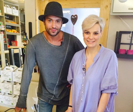 Radu Vâlcan a pregătit pentru Adela tort raw vegan conceput special pentru femeile însărcinate