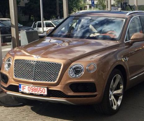 Cine a coborât din acest Bentley cu numere de Ilfov. A câştigat o sumă uriaşă la păcănele într-un timp record!