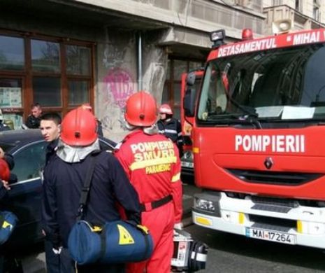INCENDIU la un CĂMIN de STUDENŢI din Capitală. Mai multe persoane au fost EVACUATE