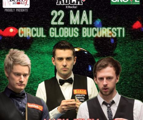 Programul de la “Best Of Snooker”: numărul 1 mondial se va duela cu “Maşinăria din Melbourne” şi cu ”Asul din pachet”