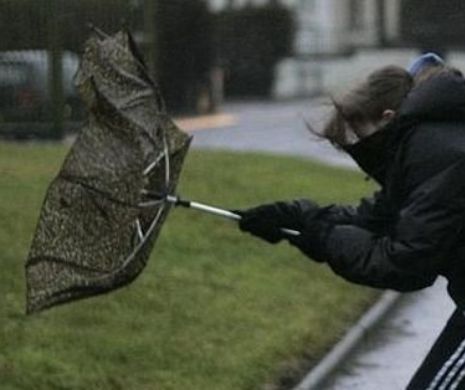 VÂNT PUTERNIC în mai multe județe. Meteorologii au emid cod galben