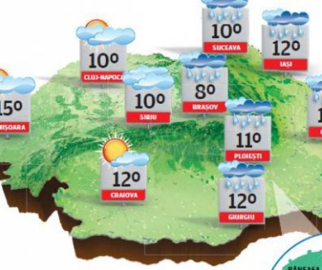Vremea va fi cu mult mai rece decât în mod normal la această dată | PROGNOZA METEO