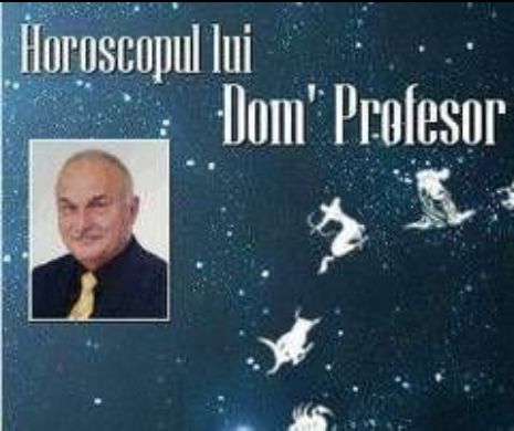 Horoscopul lui Dom' Profesor. Cine se sperie de Luna Neagră?