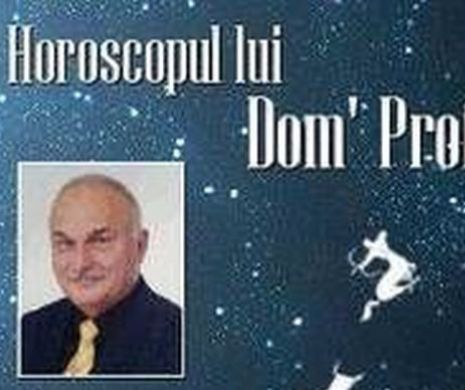 Horoscopul lui Dom' Profesor. Sunt pentru CMN, unde semnez?