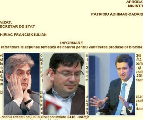 Scandalul dezinfectanților: „Evenimentul zilei” a descoperit documente ascunse de autorități. Ministerul Sănătății a făcut trei megacontroale asupra dezinfectanților folosiți în spitale, în perioada 2013-2015